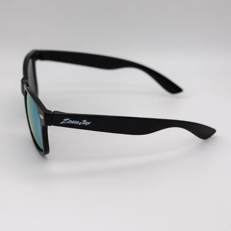 Zuma Jay Wayfarer Sunglasses Black Yellow Lens-1